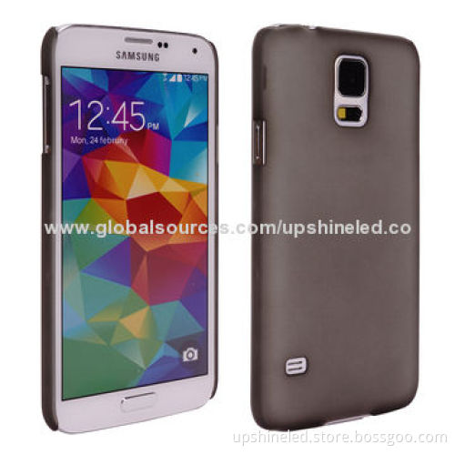Hard PC Shell Cases for Samsung Galaxy S5/Rubber Oil Matte Finish in Semi-transparent/Solid Color
